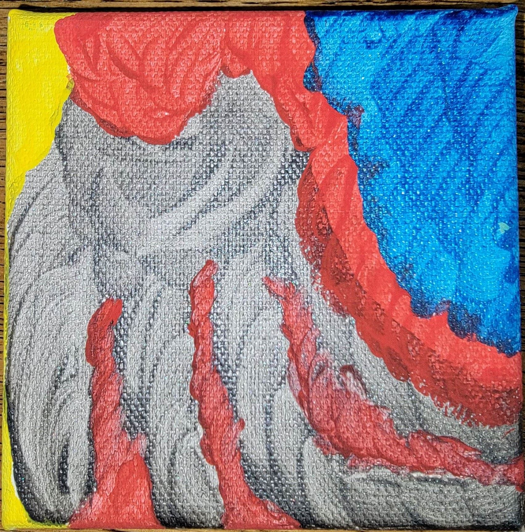 "Volcano with Yellow Sand" by Simone